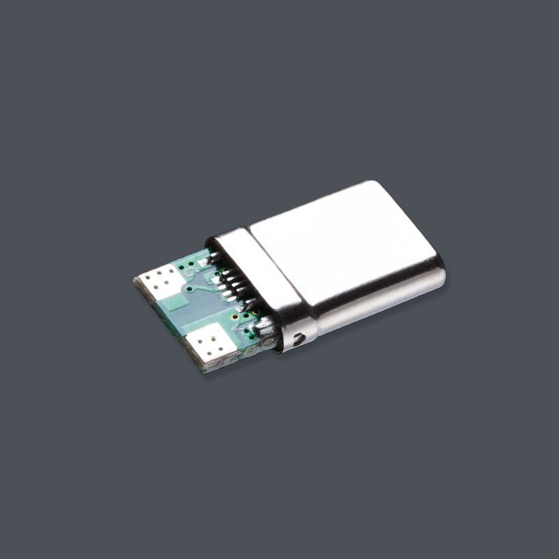 USB-C16PIN固定拉伸款公頭