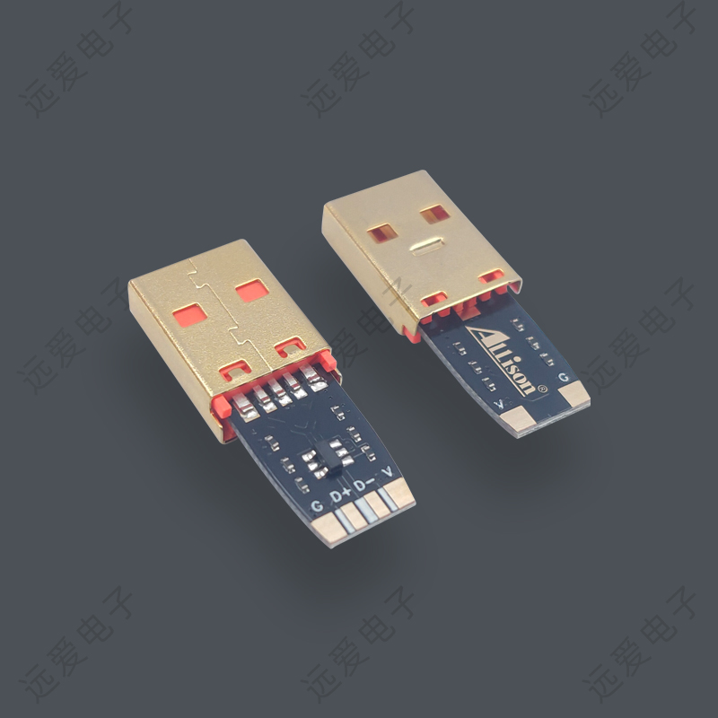 USB-AM透明線系列5PIN全兼容插頭