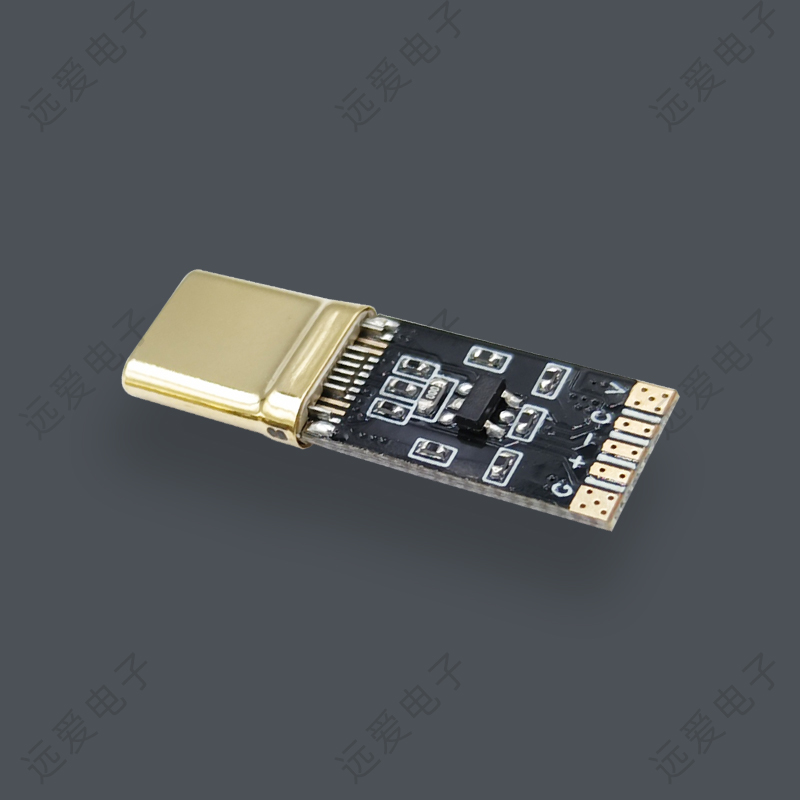 带充电指示灯60WTYPE-C快充公头